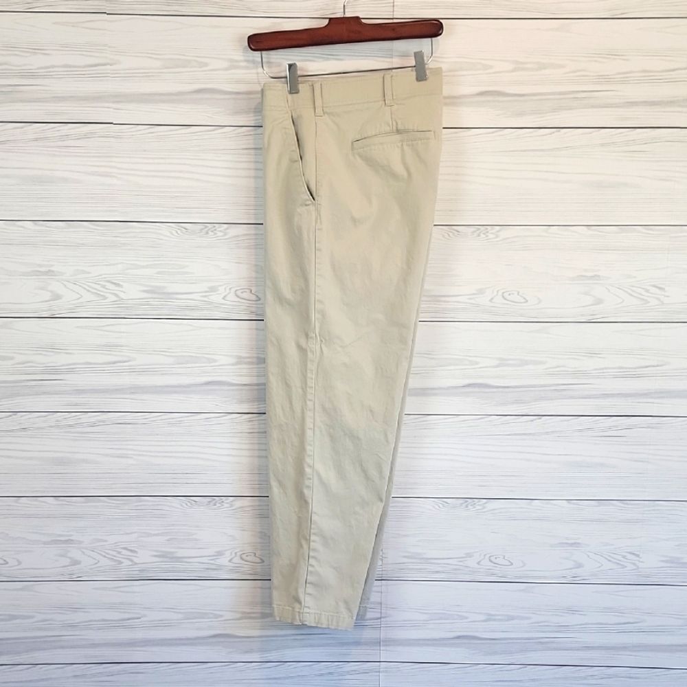 Lee Extreme Comfort Light Tan Chinos Flat Panel Front Mens Size 38" X 30"